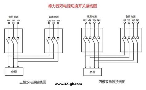 德力西cb级和pc级双电源切换开关接线区别 切换开关操作规程自动化网 工控人家园官网