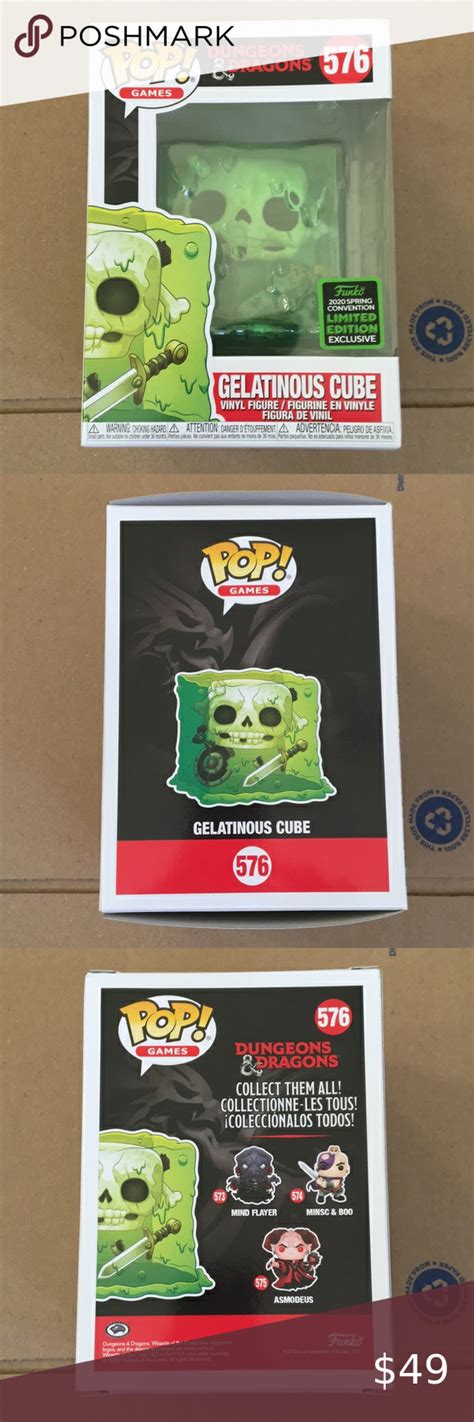 576 Gelatinous Cube Gamestop Exclusive Funko Pop Gelatinous Cube