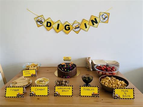 How To Throw A Construction Themed Birthday Party Artofit