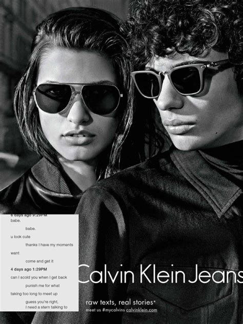 New Calvin Klein Jeans Ad Campaign Inspired By Sexting