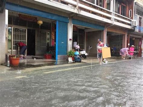 新園降雨量破300毫米全台最多 港西水淹及膝怕八八再現 時事 中時