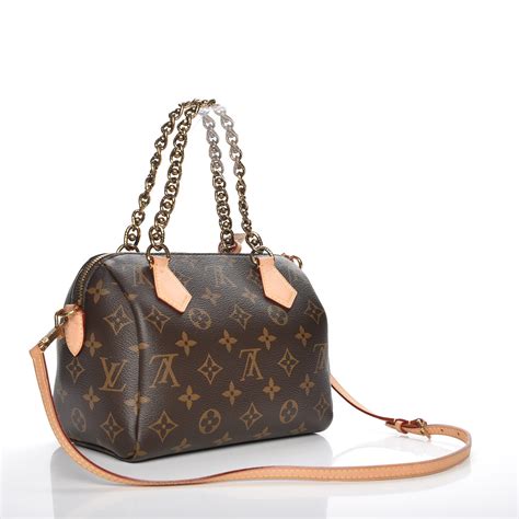 LOUIS VUITTON Monogram Chain Speedy 20 239037