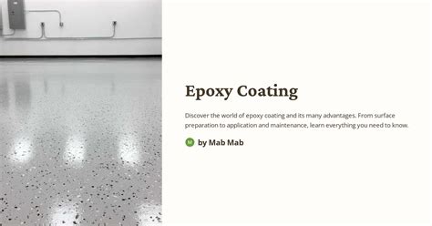 Epoxy Coating