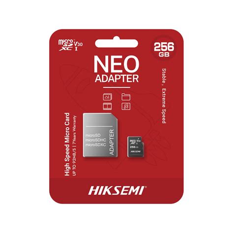 Hiksemi Neo Home 256GB Class 10 MicroSDXC Card With Adapter Computer