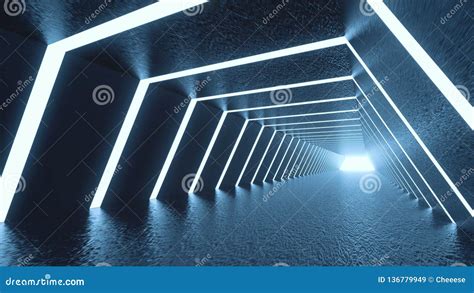 Light At The End Of The Tunnel Stock Illustration Illustration Of