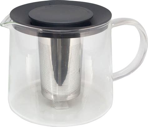 Glazen Theepot Met Thee Filter Infuser Liter Theepotten