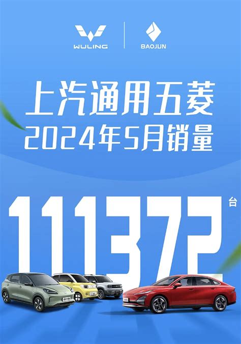 五菱汽车：2024年5月上汽通用五菱销量超11万台 海外销量增长32 互联网数据资讯网 199it 中文互联网数据研究资讯中心 199it