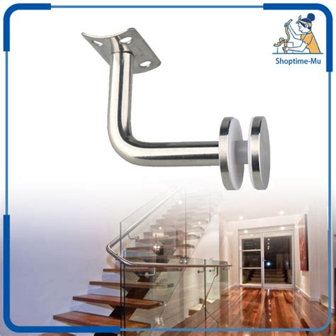 Bracket Handrail Konektor Hand Railing Glass Tangga Kaca Lurus