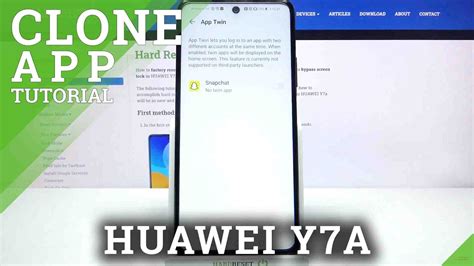 How To Clone Apps On Huawei Y7a Dual Apps Youtube