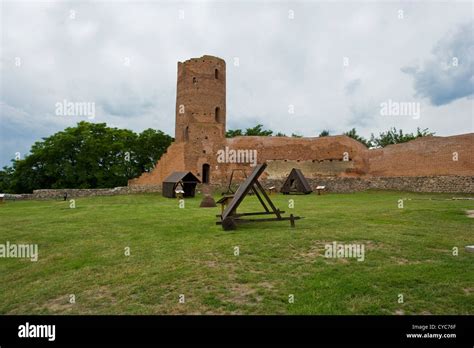 Ruins Of The Czersk Castle Stock Photo Alamy