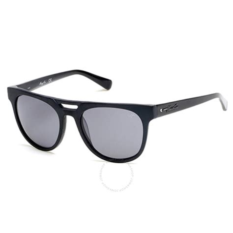 Kenneth Cole New York Mens Black Oval Sunglasses 461258 664689831562 Sunglasses Jomashop