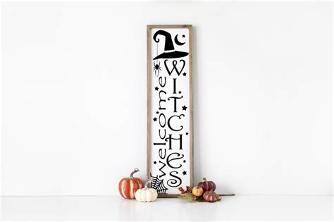 Welcome Witches Porch Sign SVG Halloween Sign Svg Witch Etsy