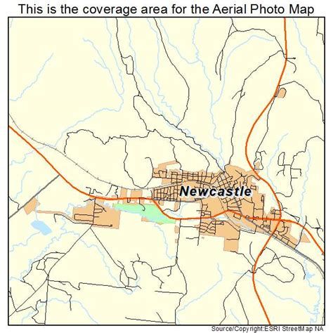 Aerial Photography Map of Newcastle, WY Wyoming