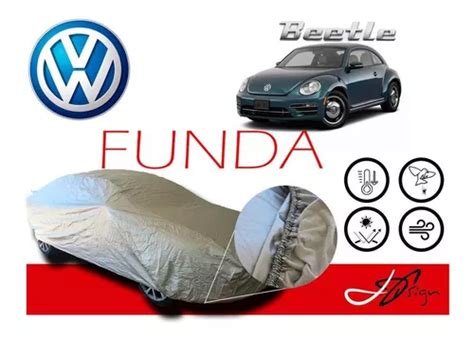 Funda Cubierta Lona Afelpada Cubre Vw Beetle Meses Sin Inter S