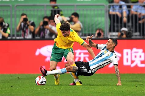 Hasil Argentina Vs Australia Messi Cetak Gol Kilat