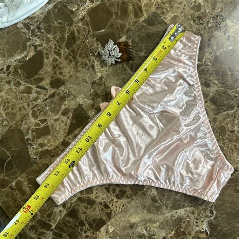 NWOT VTG 90s Y2K Shiny Satin Stl Bikini Sissy Panties Gem