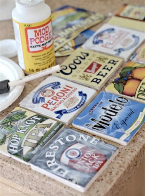 40 Fun And Easy DIY Coasters To Gift Or Keep