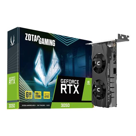 Vga การ์ดแสดงผล Zotac Gaming Geforce Rtx 3050 6gb Gddr6 Lp Zt A30510l 10l