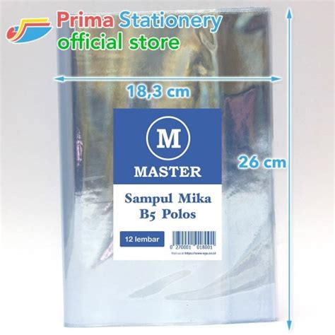 Jual Master Sampul Buku Mika Boxy Polos Isi Lembar Jakarta Utara