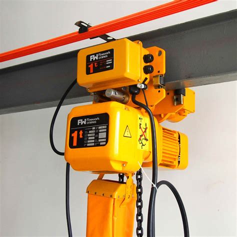 Trolley Type Kg Ton Electric Chain Block Hoist