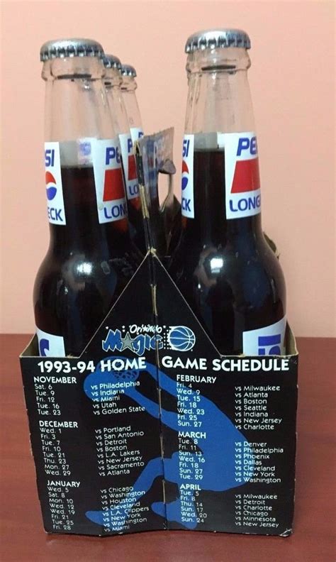 1993 Intact Pepsi Longneck 6 Pack Shaq Attaq Paq 1912686527