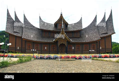 The Pagaruyung Palace Located In Tanjung Emas In West Sumatra