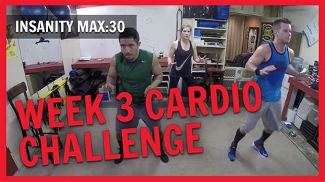 Insanity Max 30 Week 3 Cardio Challenge Nc Fit Club Youtube