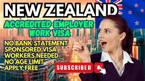 New Zealand Accredited Employer Work Visa New Visa Policy