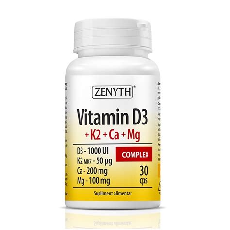 Vitamina D K Ca Mg Complex Capsule Zenyth Dr Max Farmacie