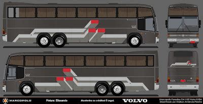 Ceará Bus Desenhos MARCOPOLO PARADISO G4 1450 VOLVO B10M