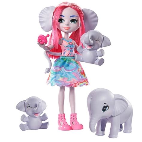Кукла Эсмеральда Слон и три слоника Esmeralda Elephant Enchantimals ...
