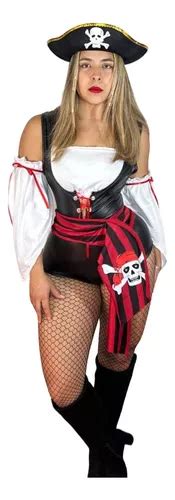 Disfraz De Pirata Sexi Body Para Mujer Halloween Dia De Muertos Chucky