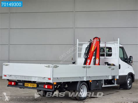 Utilitaire Plateau Iveco Daily 35C18 Automaat 3 T M Fassi Kraan