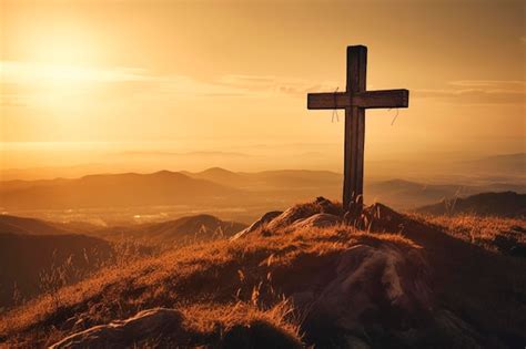 Las Tres Cruces Del Calvario Un Paisaje Sereno Que Ilustra El Lugar