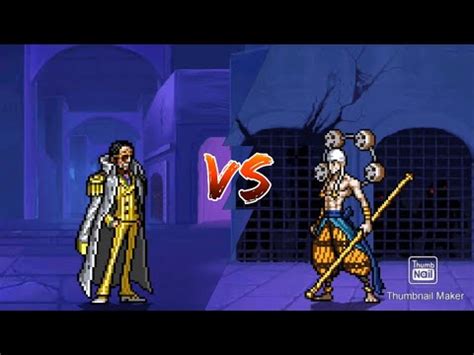 ONE PIECE MUGEN BATTLE KIZARU VS ENEL YouTube