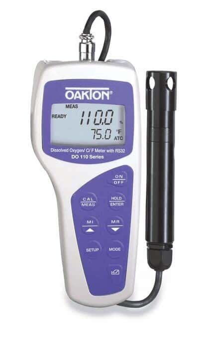 Oakton Dissolved Oxygen Meter With Probe And Nist Traceable Calibration From Cole Parmer