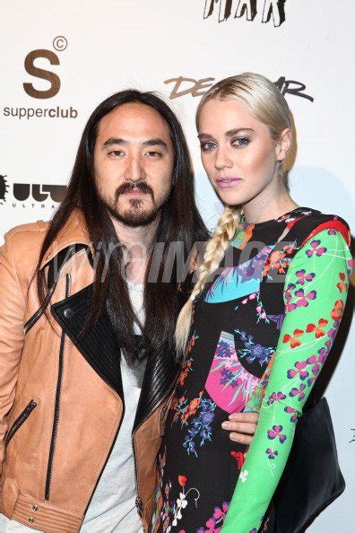 Steve Aoki And Girlfriend Tiernan Cowling Arrive At Steve Aokis Record