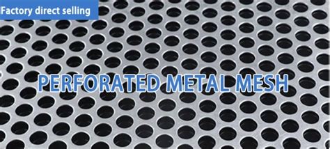 1mm 2mm 3mm Perforated Steel Sheet Aluminum Perforated Metal Screen