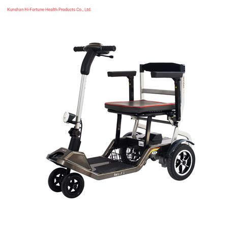 Foldable Light Weight Electric 4 Wheels Mobility Scooters with Seat ...