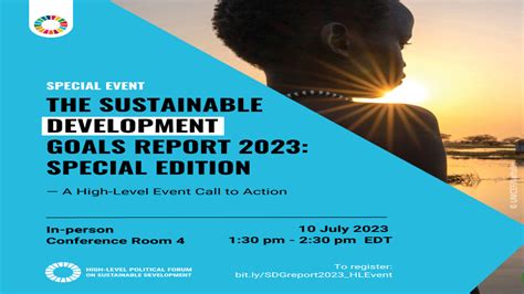 The Sustainable Development Goals Report 2023 Launch UNCCD