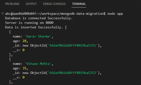 How To Perform Data Migration In Mongodb Using Node Js Geeksforgeeks