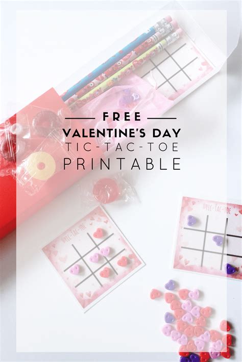 Reusable Valentine S With Free Tic Tac Toe Printable And More Really