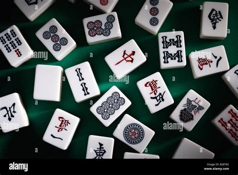 Mahjong Tiles Stock Photo Alamy