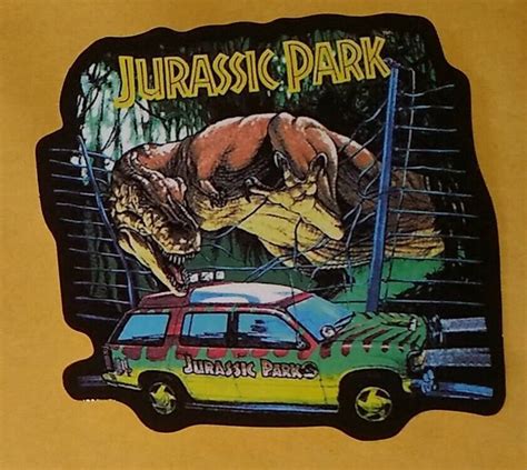 Jurassic Park Car Sticker Classic Movie Memorabilia Etsy