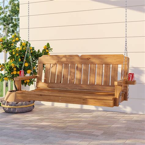 Texas Cedar Co. Victorian Red Cedar Outdoor Porch Swings – The Porch ...