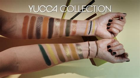 YUCCA PALETTE LIVE SWATCHES Natasha Denona Makeup YouTube