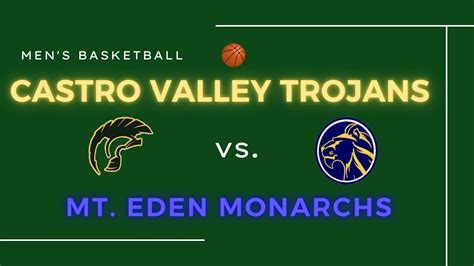 Boys Varsity Basketball Cvhs Vs Mt Eden High School Youtube