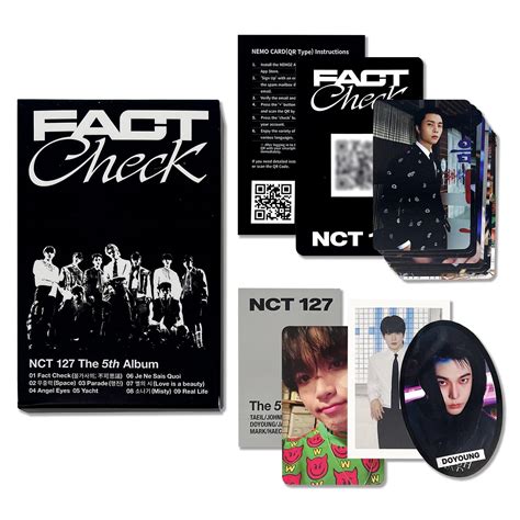 NCT 127 5th Album Fact Check QR Ver Package Box With Exclusive