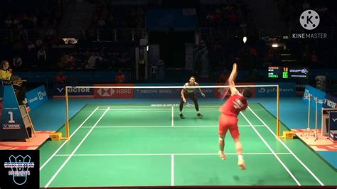 Jonatan Christie Vs Kento Momota Badminton Tv Youtube