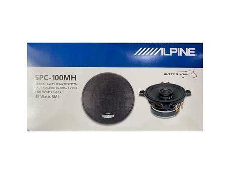 Alpine SPC 100MH 10 Cm 4 Zoll 2 Wege Koaxial Lautsprechersystem